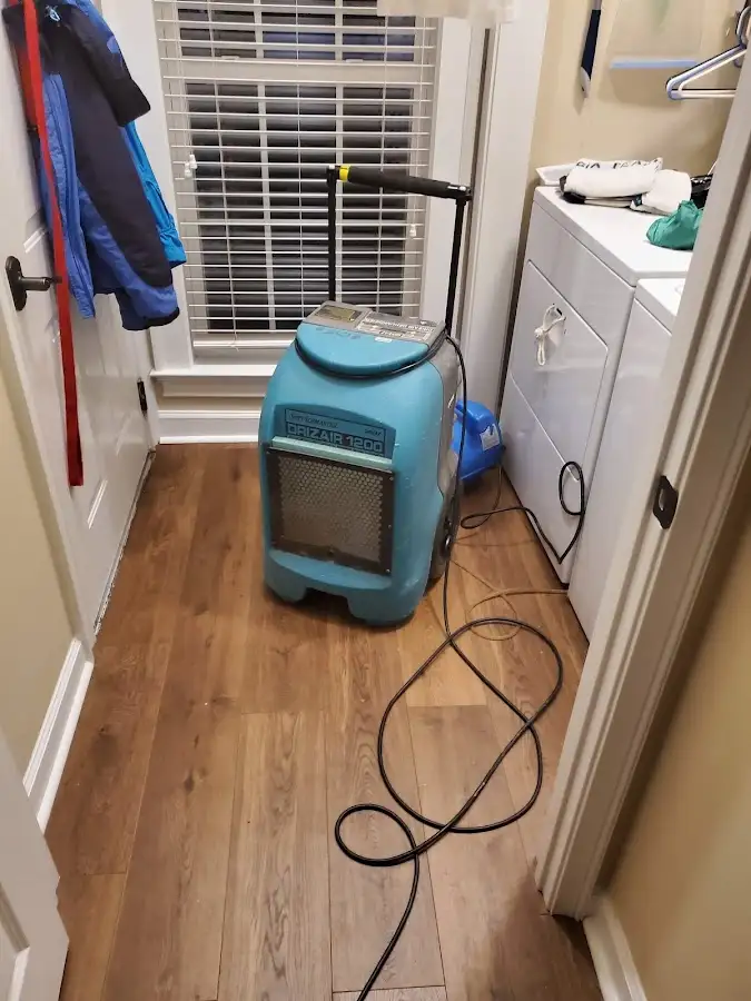 Commercial dehumidifier deployed for Flood Damage Cleanup in Holden